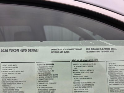 2026 GMC Yukon Denali